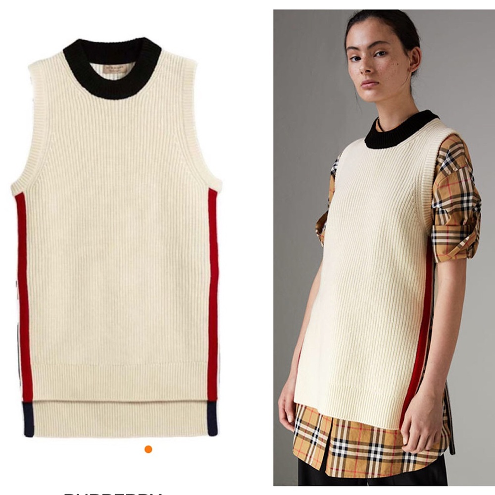 Burberry Wool Long Vest